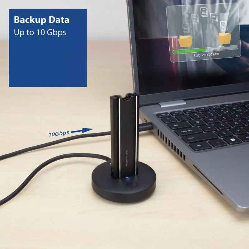 ACT M.2 NVMe/PCIe SSD prijungimo stotelė USB-C 3.2 Gen2 juoda