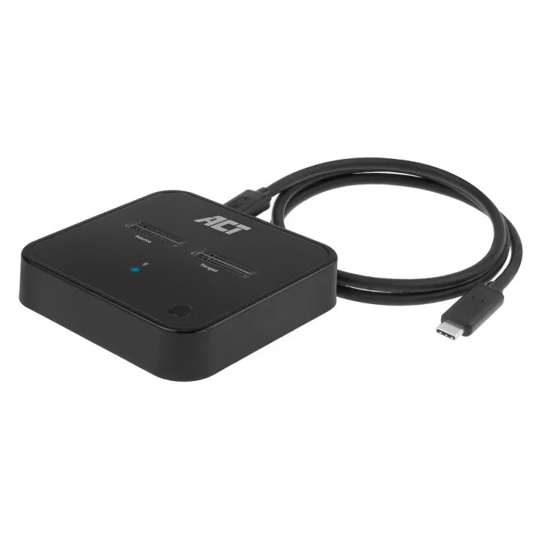 ACT M.2 NVMe/PCIe dviguba SSD prijungimo ir klonavimo stotelė, USB-C 3.2 Gen2