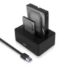 ACT 2,5 col. ir 3,5 col. SATA dviguba HDD/SSD prijungimo stotelė, USB 3.2 Gen1