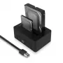 ACT 2,5 col. ir 3,5 col. SATA dviguba HDD/SSD prijungimo stotelė, USB 3.2 Gen1