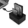 ACT 2,5 col. ir 3,5 col. SATA dviguba HDD/SSD prijungimo stotelė, USB 3.2 Gen1