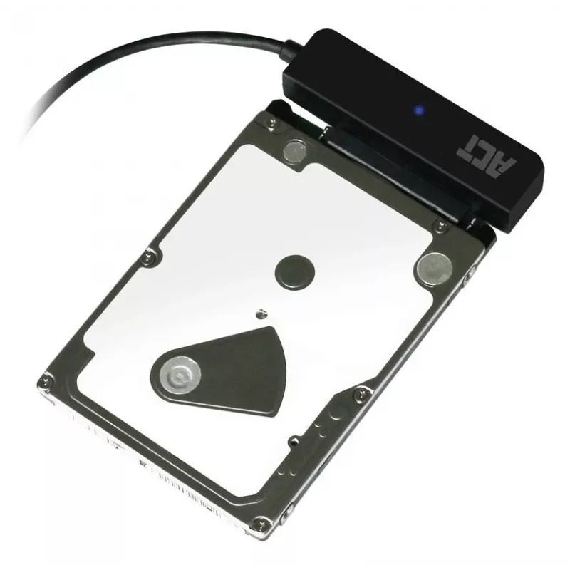 ACT USB adapterio laidas 2,5 colio SATA HDD/SSD AC1510 0,15 m juodas