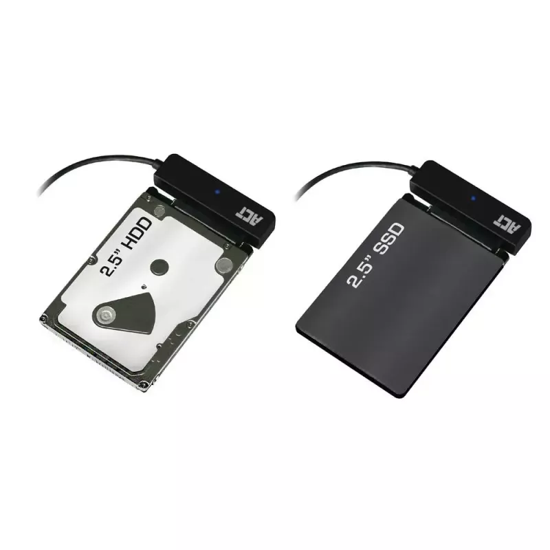 ACT USB-C adapterio laidas skirtas 2.5 col. SATA HDD/SSD AC1525 0,15m juodas