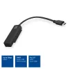 ACT USB-C adapterio laidas skirtas 2.5 col. SATA HDD/SSD AC1525 0,15m juodas