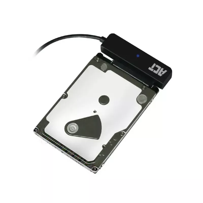 ACT USB-C adapterio laidas skirtas 2.5 col. SATA HDD/SSD AC1525 0,15m juodas