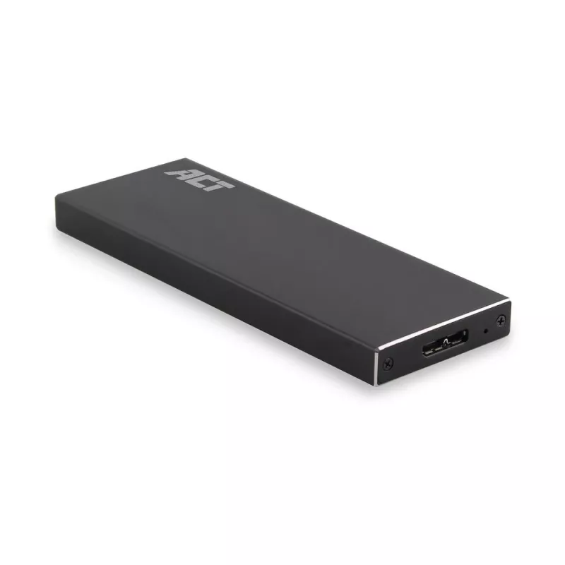 SSD korpusas ACT M.2 USB 3.2 Gen1 Juodas 5 Gbit/s