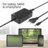 ACT USB-C nešiojamojo kompiuterio įkroviklis su Power Delivery profiliais 65W