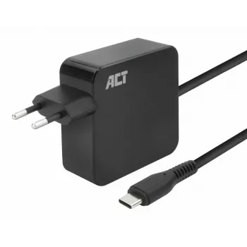 ACT USB-C nešiojamojo kompiuterio sieninis įkroviklis 65W su Power Delivery profiliais, 2 metrai