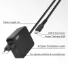 ACT USB-C nešiojamojo kompiuterio sieninis įkroviklis 65W su Power Delivery profiliais, 2 metrai