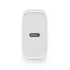 ACT kompaktiškas USB-C įkroviklis 20 W greitas įkrovimas vidaus universalus baltas