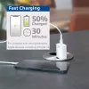 ACT kompaktiškas USB-C įkroviklis 20 W greitas įkrovimas vidaus universalus baltas
