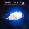 ACT USB-C ir USB-A įkroviklis 20W su Power Delivery PPS, Quick Charge, GaNFast