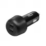 Automobilinis įkroviklis ACT 2 prievadų USB-C greitasis 45 W maitinimo tiekimas juodas
