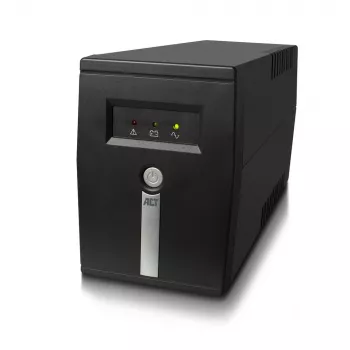 ACT Line Interactive UPS 600 VA - 360W su AVR, Line-Interactive, 0.6 kVA, 360 W, 240 V, apsauga nuo perkrovimo, per didelio iškrovimo, perkrovos, trumpojo jungimo, C13 jungtis, F tipo lizdas