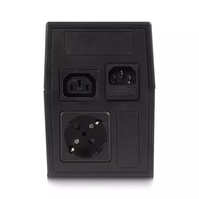 ACT Line Interactive UPS 600 VA - 360W su AVR, Line-Interactive, 0.6 kVA, 360 W, 240 V, apsauga nuo perkrovimo, per didelio iškrovimo, perkrovos, trumpojo jungimo, C13 jungtis, F tipo lizdas