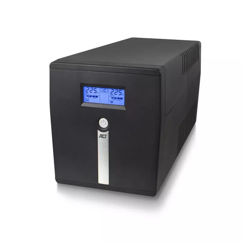 ACT Line Interactive UPS 1000VA - 600W su AVR, LCD ekranas