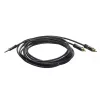 Garso kabelis ACT AC3605 1,5 m 3,5 mm į 2 x RCA juodas