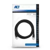 ACT Black 10.0 metro U/UTP, CAT6 jungiamasis kabelis su RJ45 jungtimis