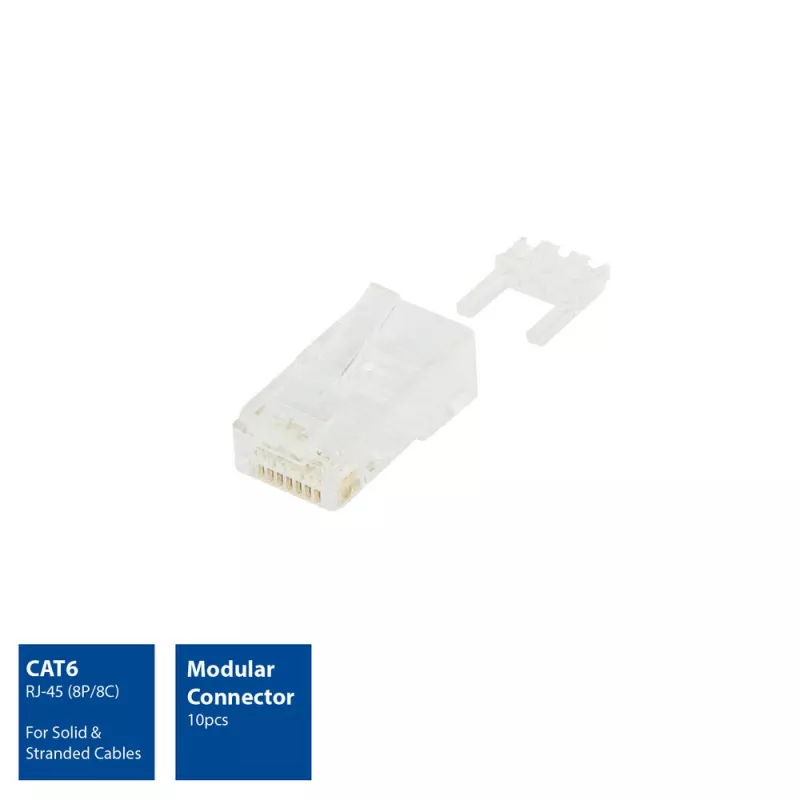ACT modulinė RJ-45 jungtis CAT6 10 vnt.