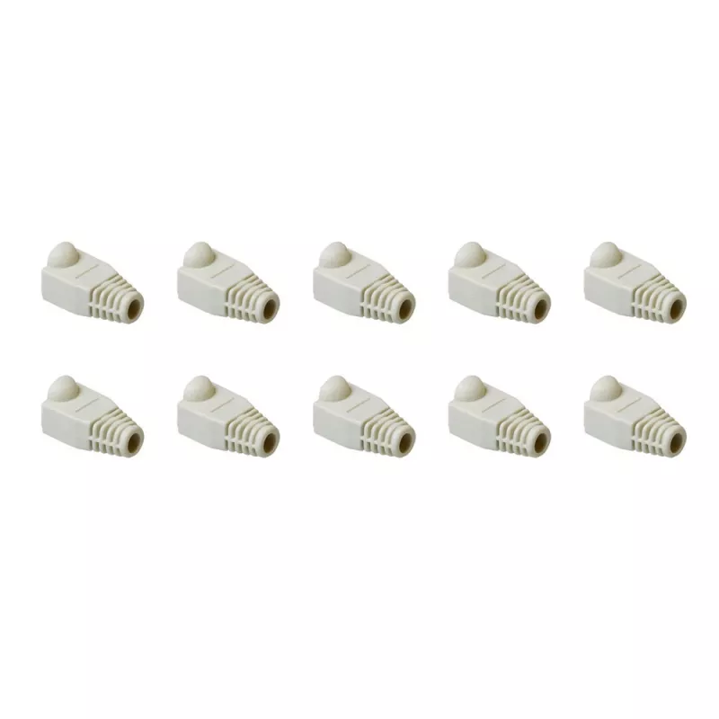 ACT UTP kabelio gaubteliai, RJ45, Kabelio gaubtelis, Pilka, RJ45, 10 vnt.