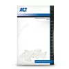 ACT UTP kabelio gaubteliai, RJ45, Kabelio gaubtelis, Pilka, RJ45, 10 vnt.