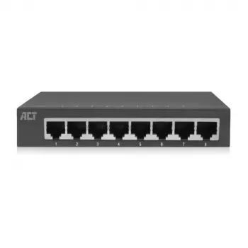 Nevaldomas jungiklis ACT AC4418 8 prievadų Gigabit Ethernet 10/100/1000