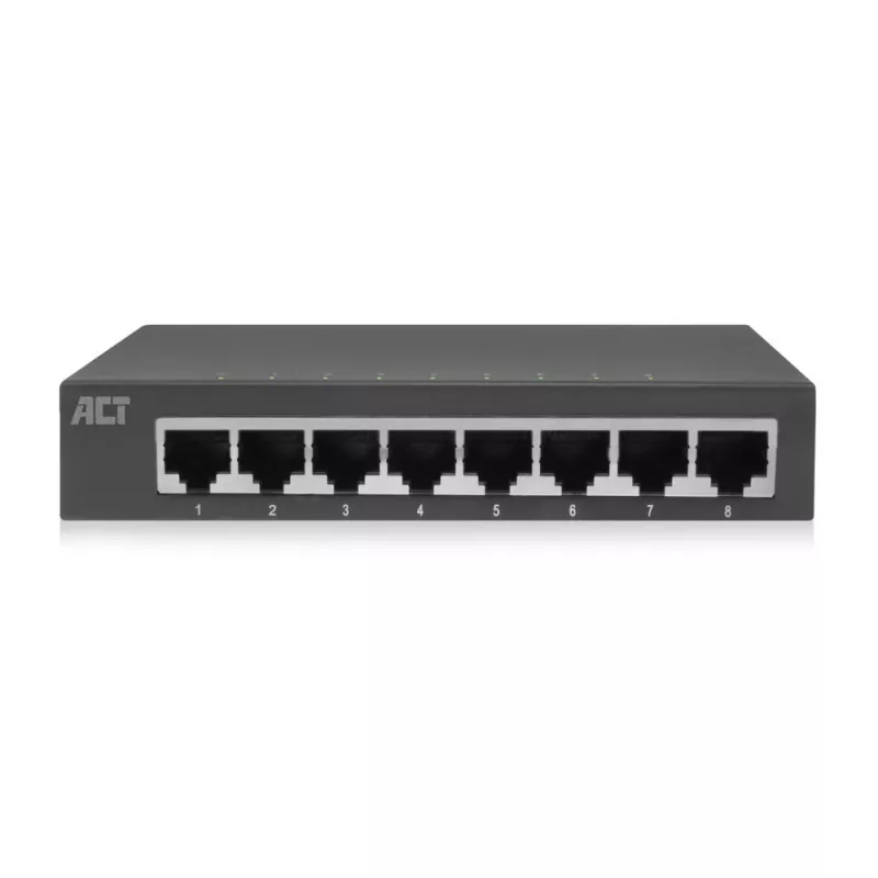 Nevaldomas jungiklis ACT AC4418 8 prievadų Gigabit Ethernet 10/100/1000