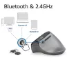 ACT belaidė ergonomiška pelė su Bluetooth ir USB-C/USB-A