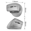 ACT belaidė ergonomiška pelė su Bluetooth ir USB-C/USB-A