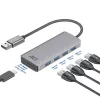 USB šakotuvas ACT AC6121 Type-A 5000 Mbit/s aliuminis