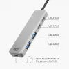 USB šakotuvas ACT AC6125 3.2 Gen 1 Type-A 5000 Mbit/s Pilkas