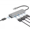 USB šakotuvas ACT AC6125 3.2 Gen 1 Type-A 5000 Mbit/s Pilkas