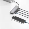 USB šakotuvas ACT AC6125 3.2 Gen 1 Type-A 5000 Mbit/s Pilkas