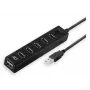 USB šakotuvas ACT AC6215 480 Mbit/s Juoda