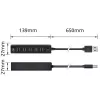 USB šakotuvas ACT AC6215 480 Mbit/s Juoda
