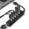 USB šakotuvas ACT AC6215 480 Mbit/s Juoda