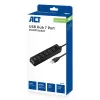 USB šakotuvas ACT AC6215 480 Mbit/s Juoda