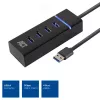 ACT AC6300 USB 3.2 Gen 1 šakotuvas Type-A 5000 Mbit/s juodas
