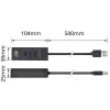 Dokų stotelė ACT AC6310 USB 3.2 Gen 1 laidinė juoda Ethernet