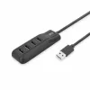 ACT AC6320 sąsajos šakotuvas USB 3.2 Gen 1 (3.1 Gen 1) Type-A 5000 Mbit/s Juoda