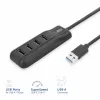 ACT AC6320 sąsajos šakotuvas USB 3.2 Gen 1 (3.1 Gen 1) Type-A 5000 Mbit/s Juoda