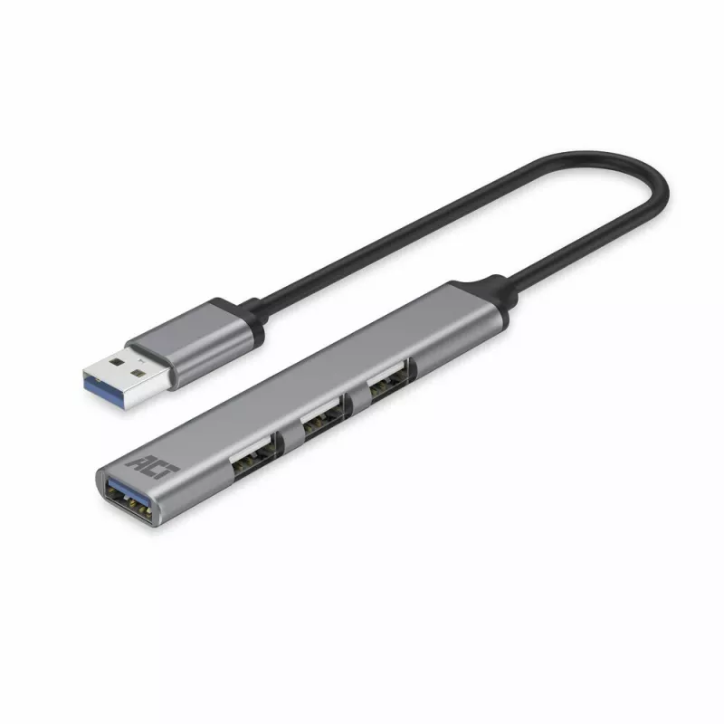 ACT AC6325 USB 3.2 Gen 1 Type-A šakotuvas 5000 Mbit/s Pilka