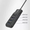 ACT AC6420 sąsajos šakotuvas USB 3.2 Gen 1 (3.1 Gen 1) Type-C 5000 Mbit/s juodas