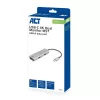 ACT USB-C 4K kelių prievadų adapteris 2 HDMI monitoriams, USB-A duomenų prievadas