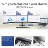ACT USB-C dokavimo stotelė 4K, skirta 2 arba 3 HDMI/DisplayPort monitoriams, DisplayLink