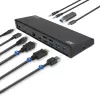ACT USB-C dokavimo stotelė 4K, skirta 2 arba 3 HDMI/DisplayPort monitoriams, DisplayLink