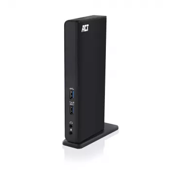 ACT universali USB-C arba USB-A dokų stotelė, skirta 2 HDMI monitoriams, DisplayLink