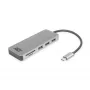 ACT USB-C stotelė 3.0, 3x USB-A, kortelių skaitytuvas, PD perdavimas