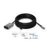 ACT USB-C 3.0 ilginamasis signalo stiprintuvo kabelis, 5 metrai, 5 m, USB C, USB C, USB 3.2 Gen 1 (3.1 Gen 1), 5 Gbit/s, juoda