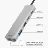 ACT AC7072 USB 3.2 Gen 1 Type-C šakotuvas 5000 Mbit/s juodas pilkas